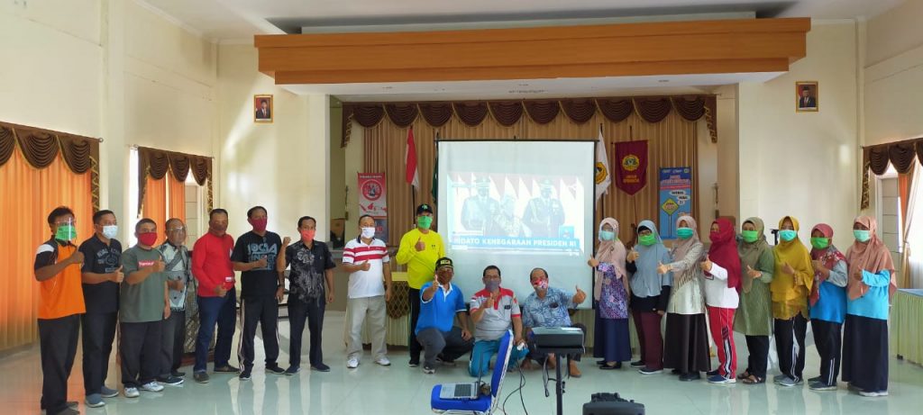 Kegiatan Partisipasi Seluruh Pegawai dilingkup Prokekal dalam Pidato Kenegraan Menuju HUT RI 75